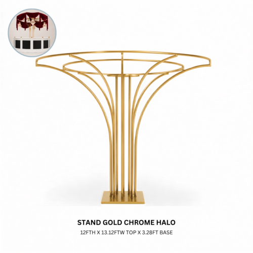 STAND_GOLD_CHROME_HALO_12FTH_X_13_12FTW_GOLD_CHROME_HALO_STAND_CIRCULAR_OVERHEAD_FRAME_CEILING_DECOR_SUPPORT_CHANDELIER_HANGING_STRUCTURE_DRAPING_FRAME_LUXURY_EVENT_DISPLAY_RENTAL_WEDDINGS_EVENTS_PARTY_CAYMAN_ISLANDS_CELEBRATIONS