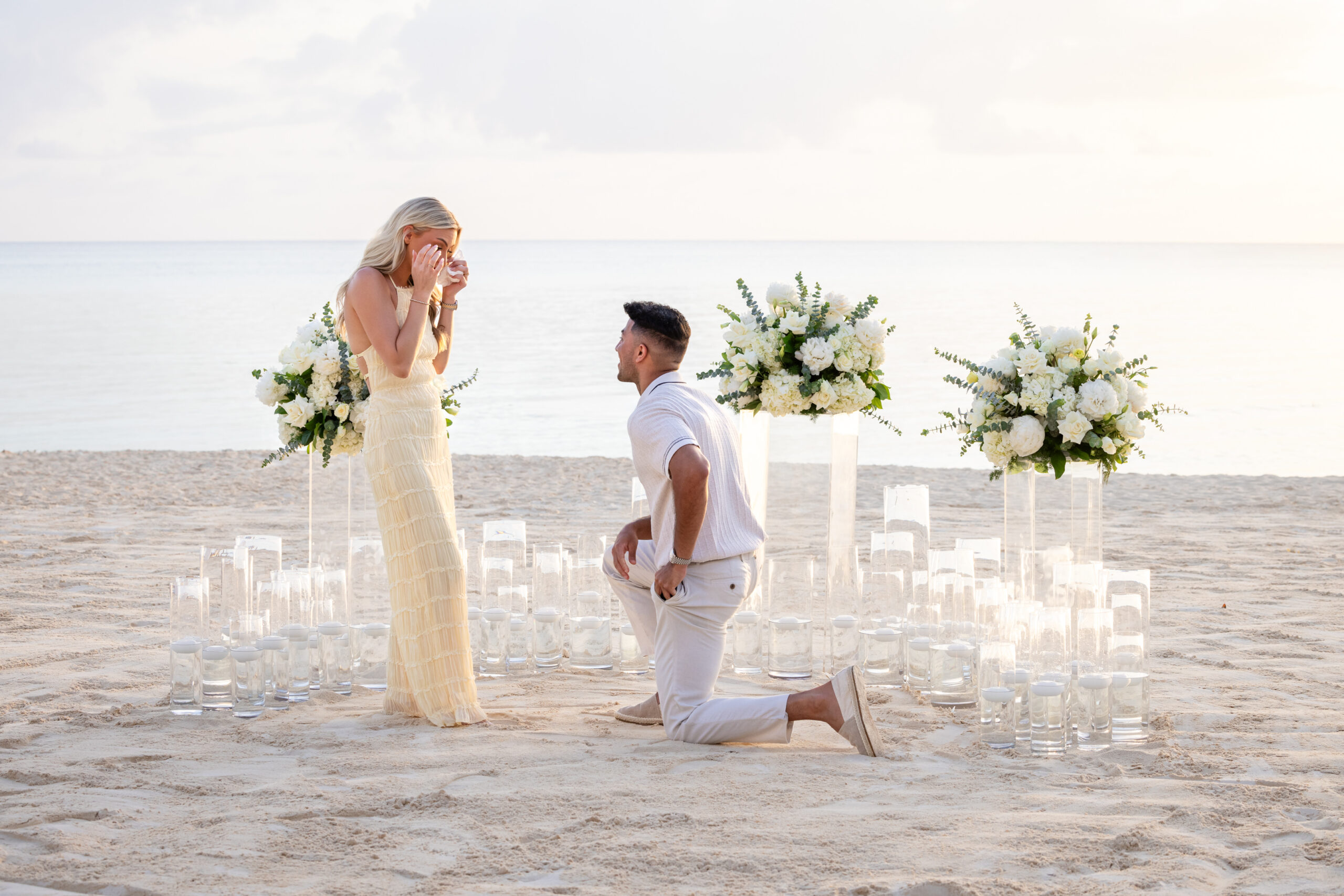 Valentine’s Day proposals, Cayman proposal planner, beach engagements, destination engagement parties, cruise ship proposals.